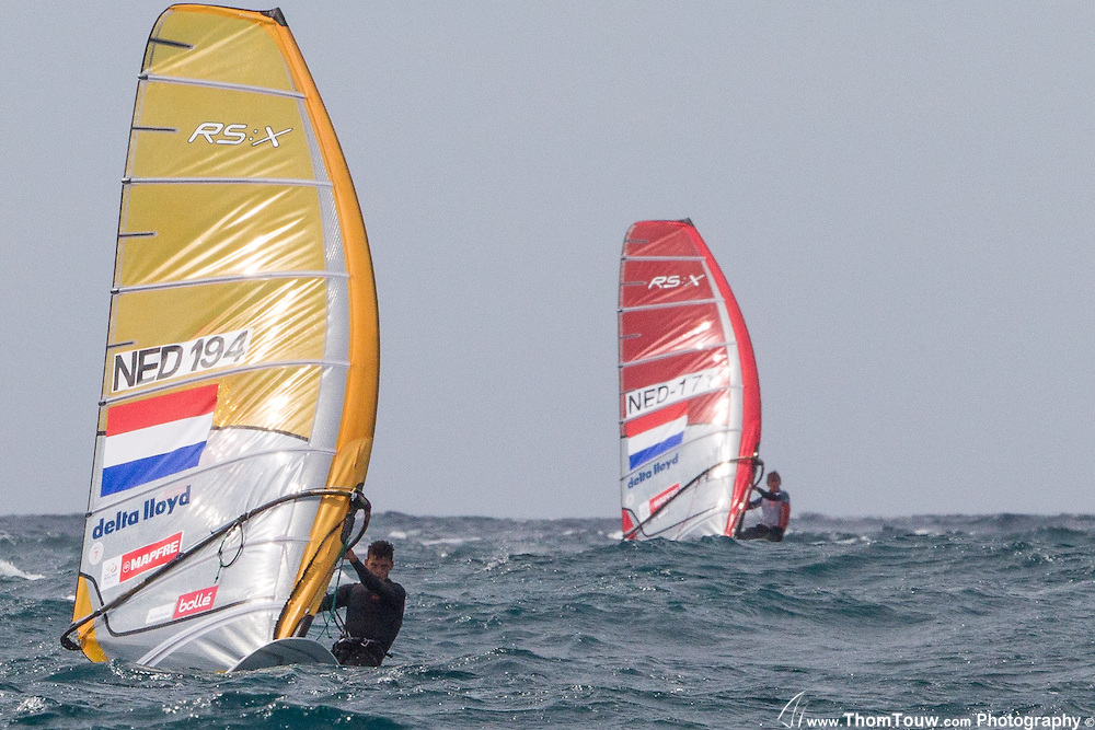 Kiran Badloe en Lilian de Geus in actie op Mallorca